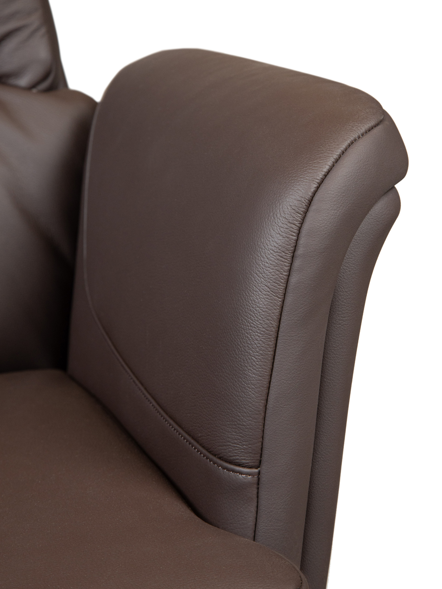 Изображение кресло norden bonno коричневая кожа